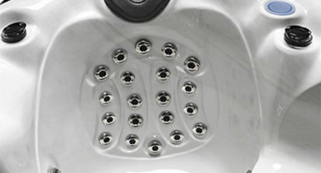 Twilight Series hot tub ergonomic design