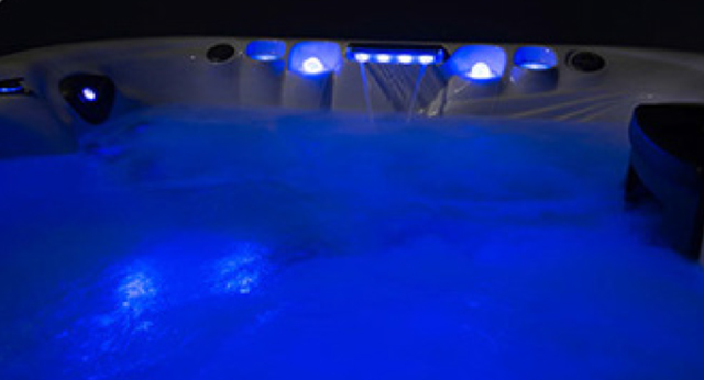Twilight Series Hot Tubs state-of-the-art lighting system